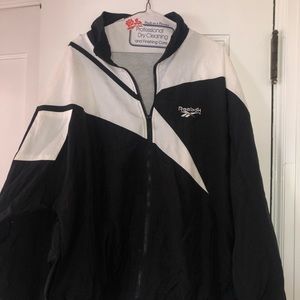 Vintage Black Reebok Windbreaker